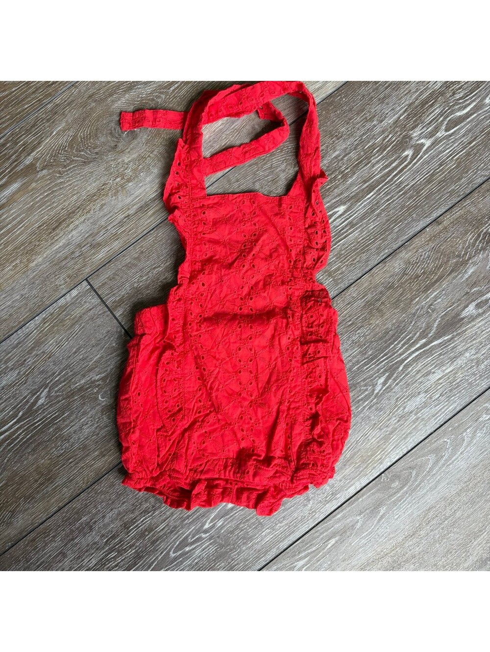 Janie and Jack Eyelet Romper